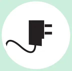 100306-BLK SPROUT - Power Cord Adapter