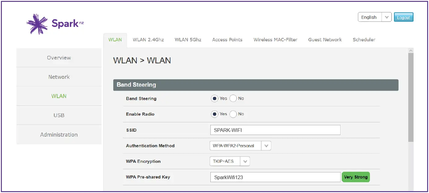 Spark VRV9517UWAC34 Smart Modem Personalise 2