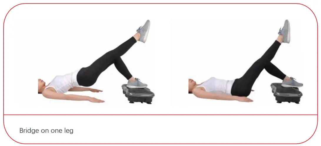 Kmart 42994756 Vibration Trainer - Bridge on one leg