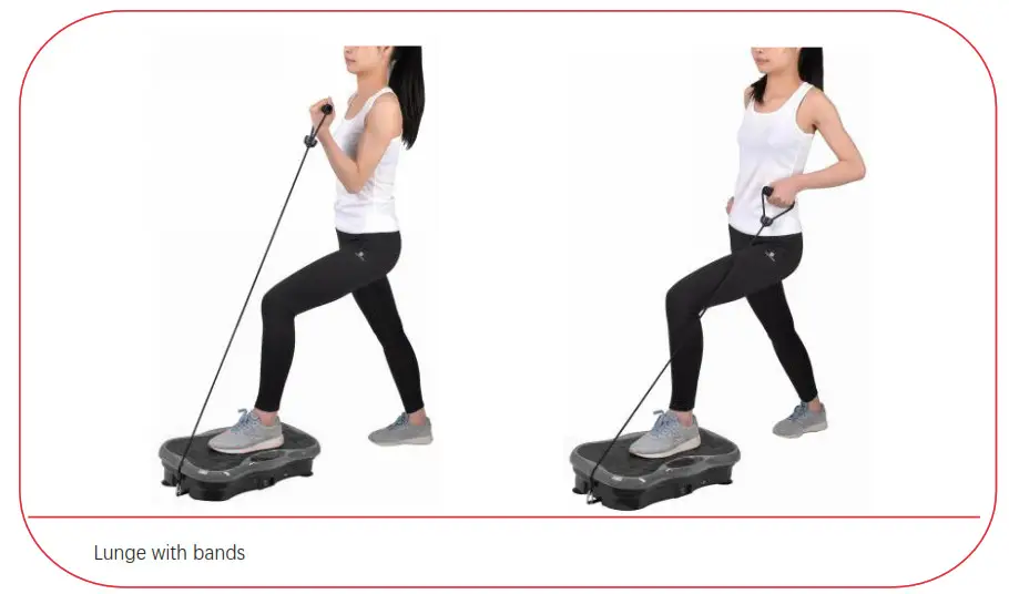 Kmart 42994756 Vibration Trainer - Lunge with bands