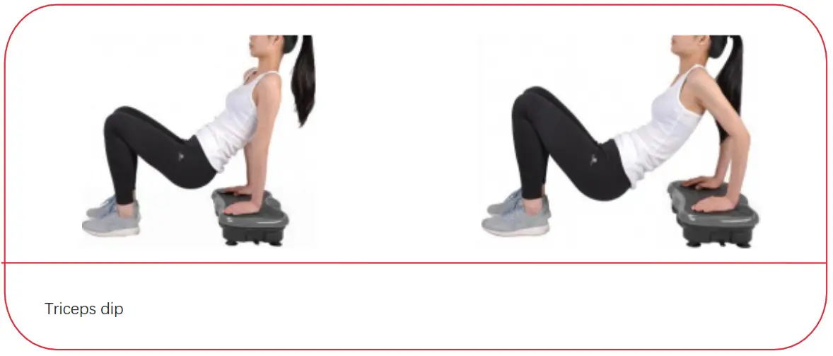 Kmart 42994756 Vibration Trainer - Triceps dip