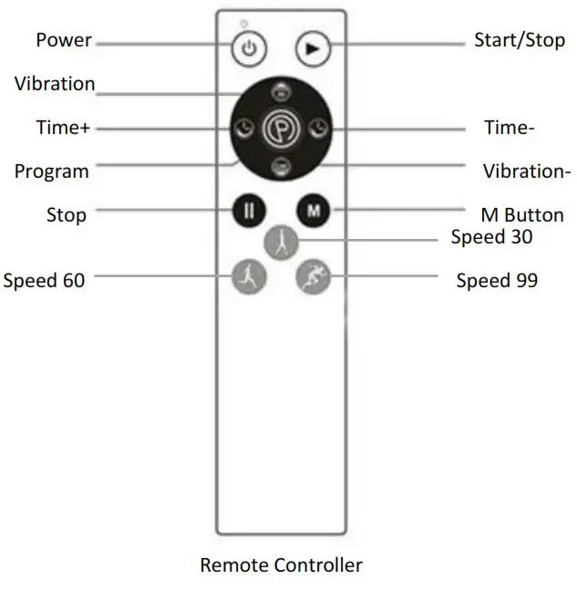 Kmart 42994756 Vibration Trainer - remote controler