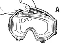 Paintball 10 Rules for Safe Play - Peel the frame off the lens