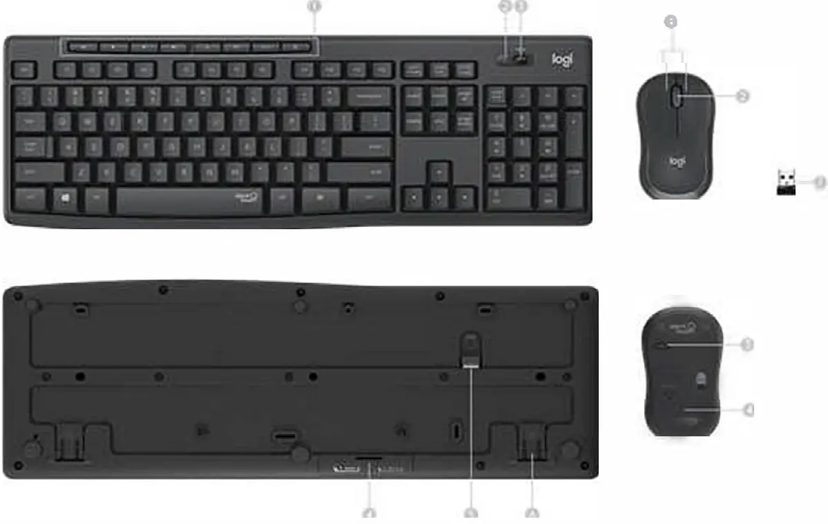 logitech MK295 Silent Wireless Keyboard and Mouse Combo Overview