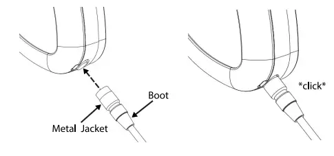 JAGUAR AEON Noire Headphone - cable
