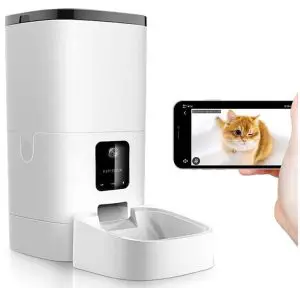 lexvss B08TBDGYY5 Automatic Cat Feeder Wifi Connection
