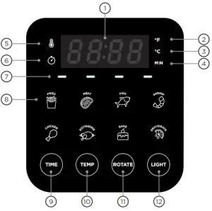 CHEFMAN RJ38 6 RDO Air Fryer - Features 4