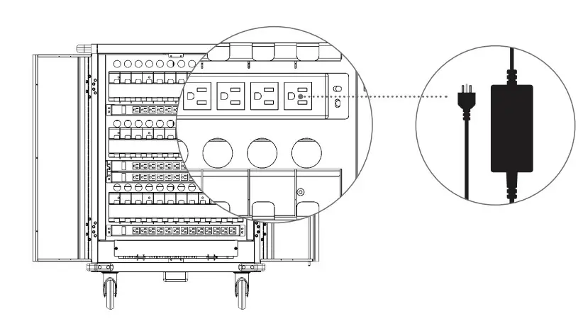 v7world CHGCT36 Charge Cart - AC Adapters