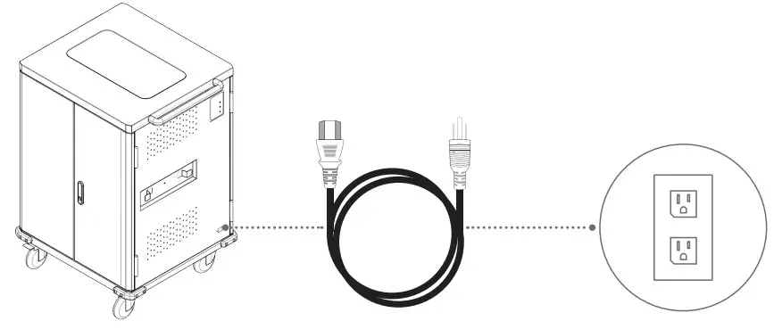 v7world CHGCT36 Charge Cart - Plug cart