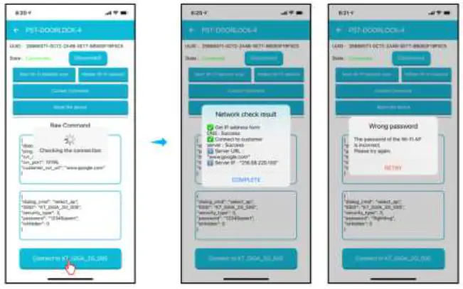 dialog DA16600 Provisioning the Mobile App for AndroidiOS - Test Provisioning on iPhone 3