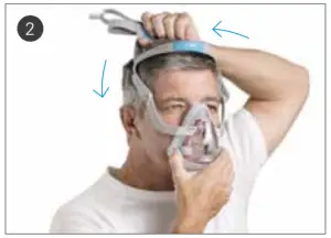 ResMed AirTouch F20 Full Face Mask - headgear