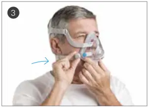 ResMed AirTouch F20 Full Face Mask - sit