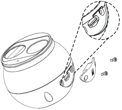 OpenEye OE C1016T2 2MP Outdoor IP Turre - Button