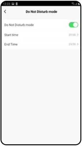 ETA522990000 - 19. DO NOT DISTURB MODE