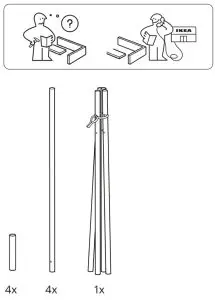 IKEA 104 638 20 HÖVLIG Children's Tent - figure 1