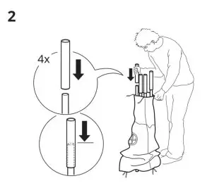 IKEA 104 638 20 HÖVLIG Children's Tent - figure 3