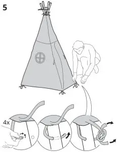 IKEA 104 638 20 HÖVLIG Children's Tent - figure 6