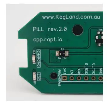 KegLand KL20596 Pill Hydrometer and Thermometer - LED INDICATORS