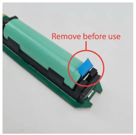 KegLand KL20596 Pill Hydrometer and Thermometer - The battery may come preinstalled in the RAPT Pill Hydrometer