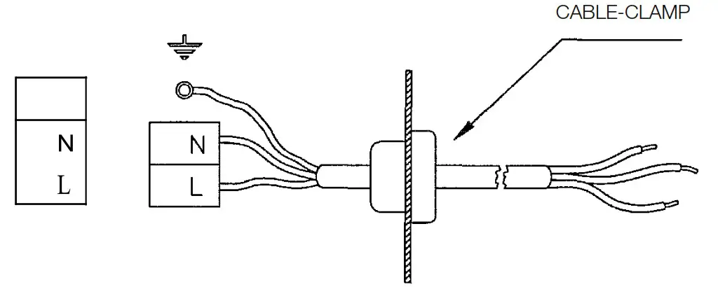 omega OG30XA Gas Hobs - ELECTRICAL CONNECTION