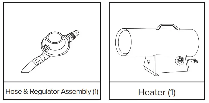 MASTER MH-40-GFA Propane Forced Air Heater- THE BOX