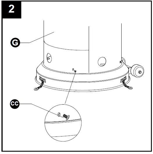 Nestfair NCZH-G Outdoor Patio Heater fig 6