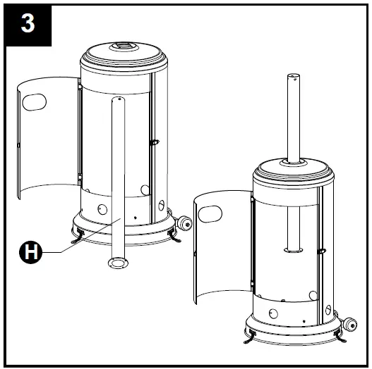 Nestfair NCZH-G Outdoor Patio Heater fig 7