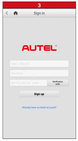 AUTEL MaxiBAS BT608 Battery Analysis Tool - REGISTRATION VIA TABLET 3