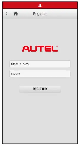 AUTEL MaxiBAS BT608 Battery Analysis Tool - REGISTRATION VIA TABLET 4