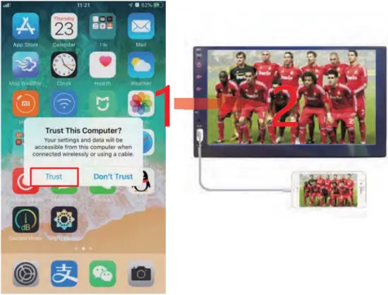 Technology 7023 - Mirror Link for IPhone