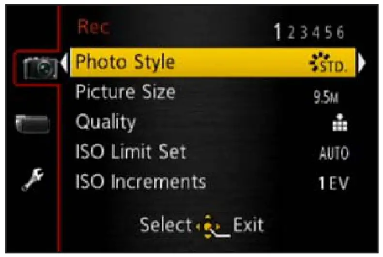 Panasonic Digital Camera- Rec