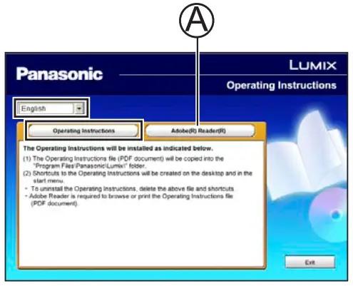 Panasonic Digital Camera- pc