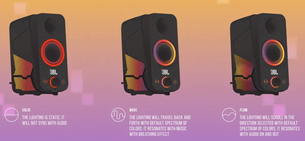 JBL Quantum Duo Light effect