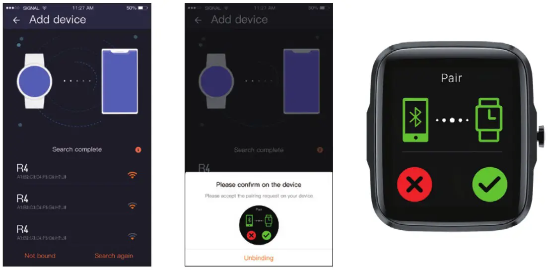MIXX F2 Colour Multi Touch SmartWatch - LET’S CONNECT