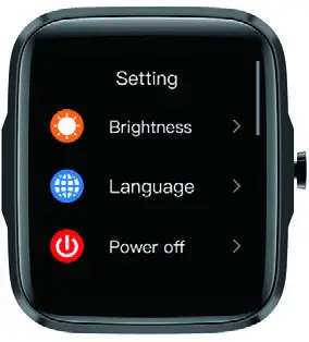 MIXX F2 Colour Multi Touch SmartWatch - SETTINGS
