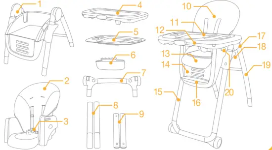 joie High Chair Multiply 6in1 - fig10