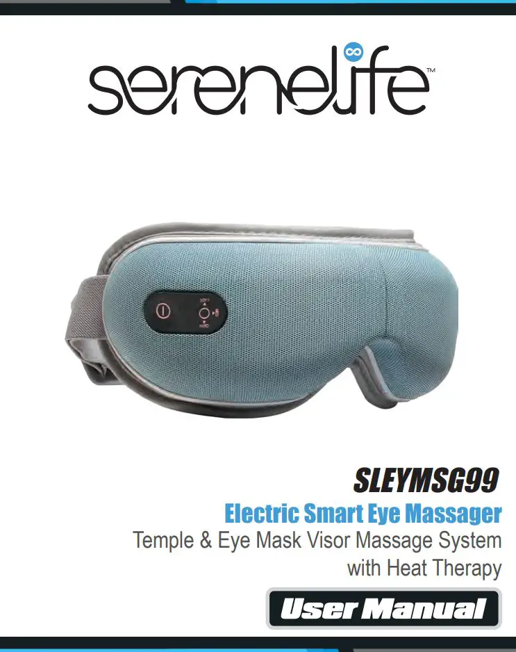 SereneLife Electric Smart Eye Massager User Manual