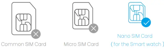 COSTCO E1 360 Kids Watch - SIM Card