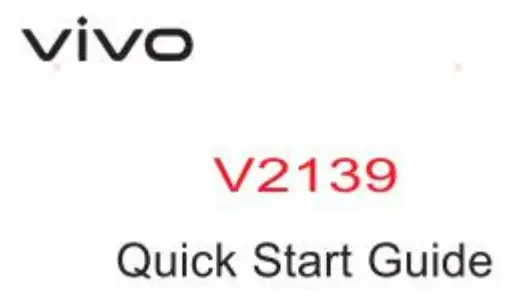 VIVO V2139 Smartphone User Guide