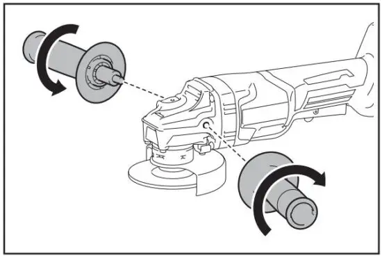 FIG 13 Installing side grip