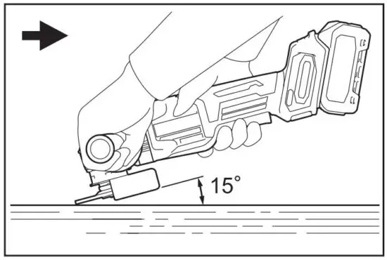 FIG 33 Grinding and sanding operation