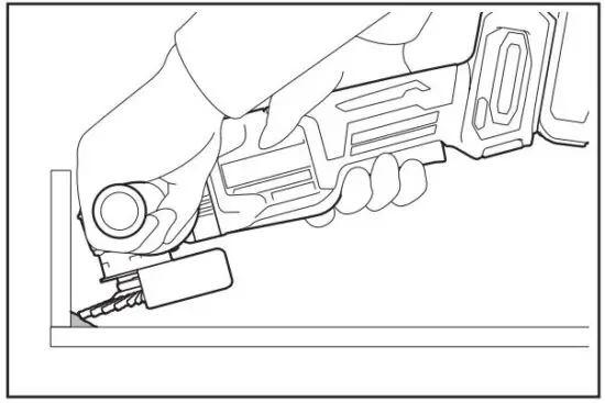 FIG 37 operation with wire wheel brush