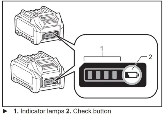FIG 9 Indicating the remaining battery capacity