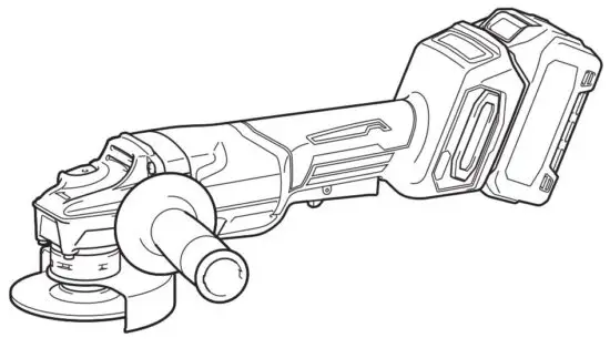 makita GA011G Cordless Angle Grinder