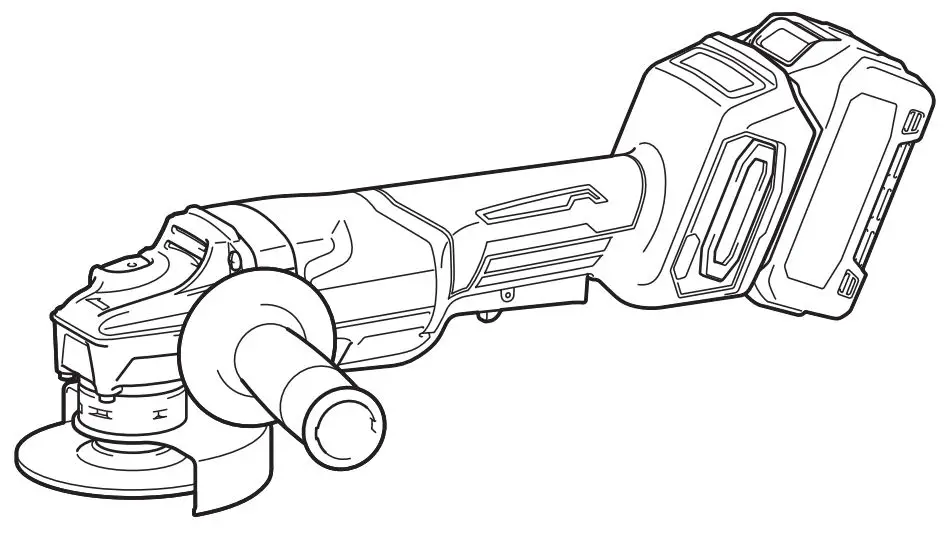 Makita Ga011g Cordless Angle Grinder Instruction Manual