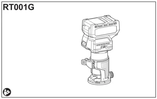 makita RT001G Cordless Trimmer