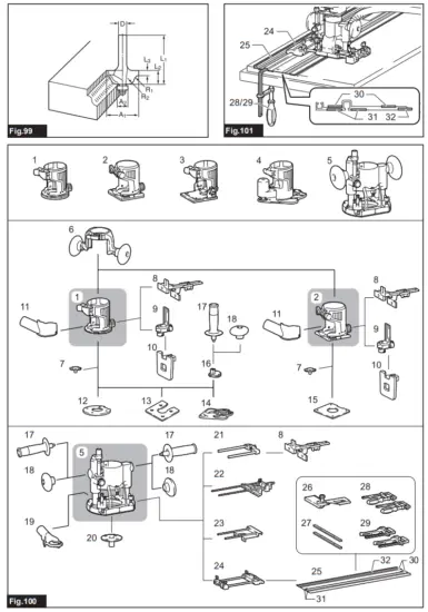 makita RT001G Cordless Trimmer - fig 13