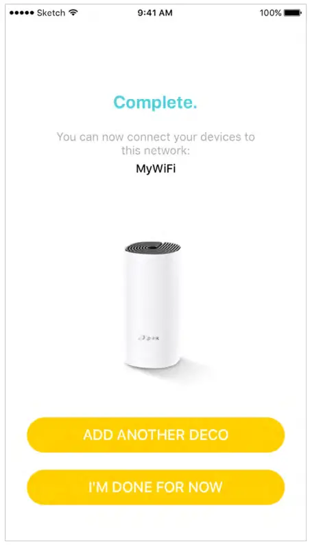 tp-link AC1200 Whole Home Mesh Wi-Fi Add-On Unit ---