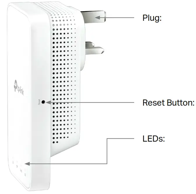 tp-link AC1200 Whole Home Mesh Wi-Fi Add-On Unit --- Appearance