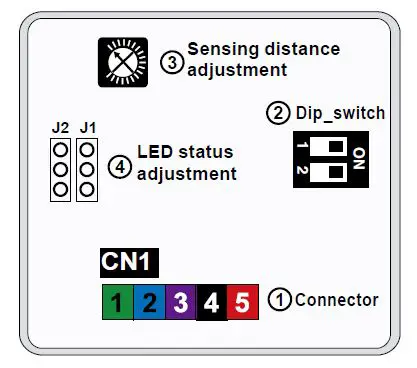 SOYAL AR-888-PBI Touchless Infrared Button FIG 2